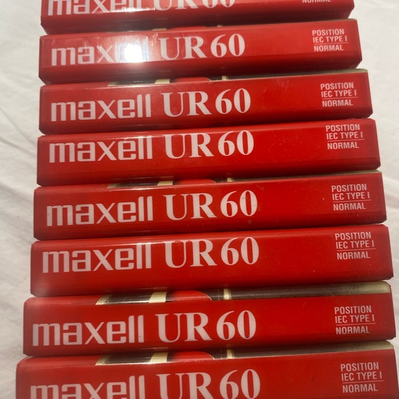 maxell Other - Maxell UR 60 Cassette Tapes  8 New sealed